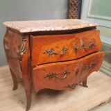 Louis XV style marquetry chest of drawers