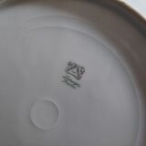 Round serving dish porcelain Limoges Michelaud Lucien 1908