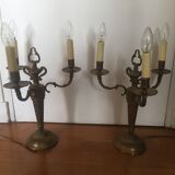Pair of candlesticks Empire