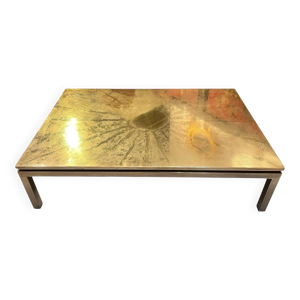 Table basse en laiton