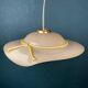 Wide-brimmed hat-shaped Murano suspension, Italy, 1970s