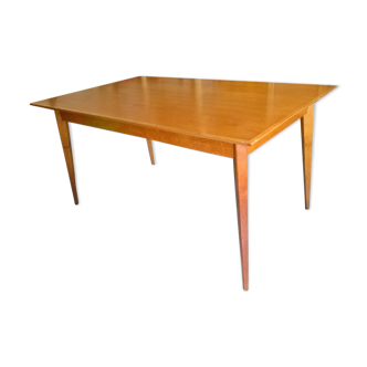 Table en chêne doré 1950