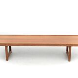 Bruksbo Scandinavian teak bench or coffee table