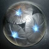 Bowl Plate Bindweed Volubilis in opalescent glass R. Lalique France 1921