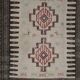 Vintage Turkish kilim handwoven 107x185 cm
