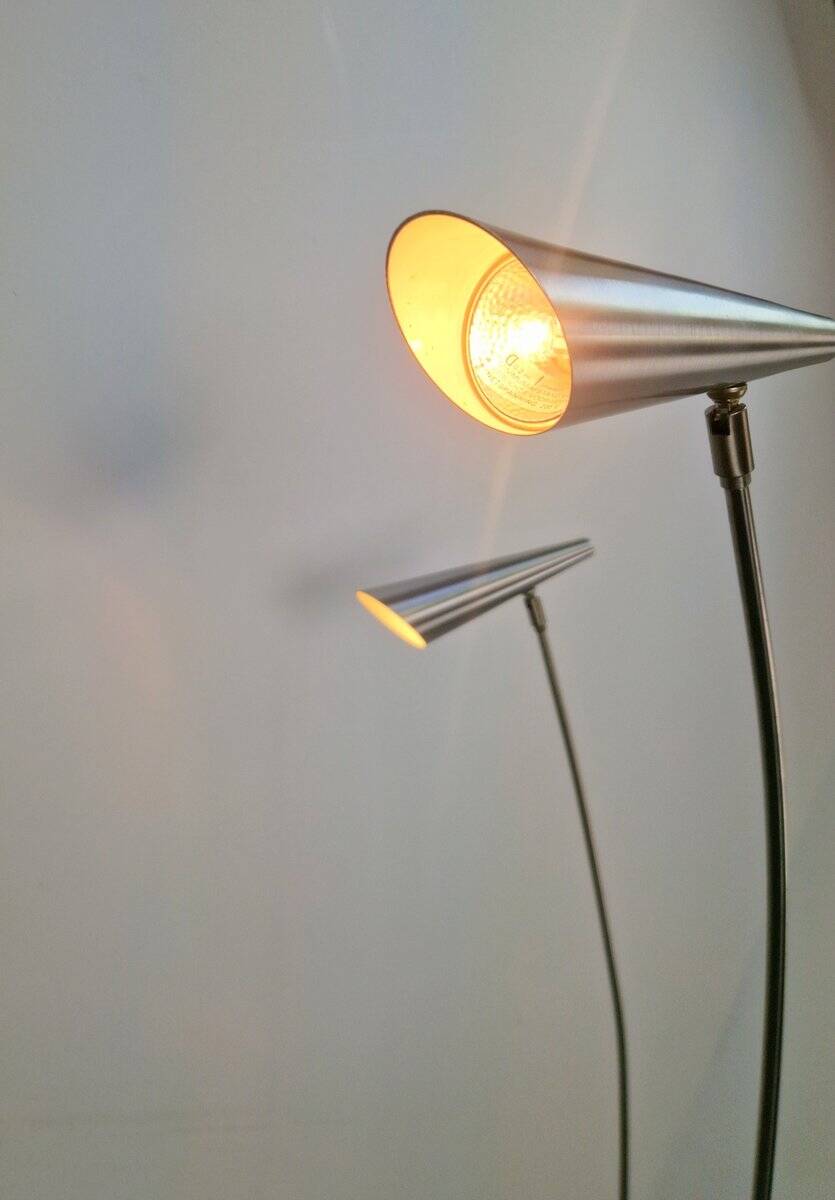 Postmodern Arch Metal Reading Floor Lamps from Hala Zeist, 1980s, Set of 2