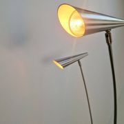 Postmodern Arch Metal Reading Floor Lamps from Hala Zeist, 1980s, Set of 2