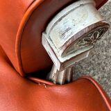 Pair of neoclassical bergère armchairs by Maison Jansen circa 1950.