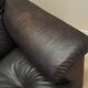 Brown leather sofa, Swiss design, 1970s, manufacture: De Sede