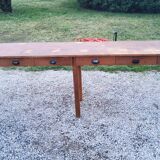 Old jewelry workshop workbench table 6 feet 6 drawers 271cm
