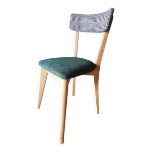 Chaise bistrot verte - pied poule