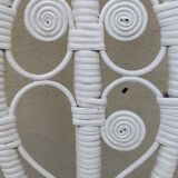 Peacock rattan armchairs