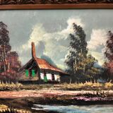 Oil of the twentieth century signed Mollin