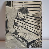 Silver photo printing circa 1970