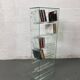 Glass CD rack