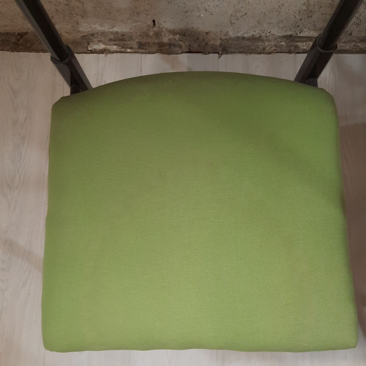 Six 50's chairs - varnished wood