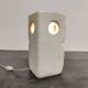 Limestone owl lamp by Albert Tormos, 1970s