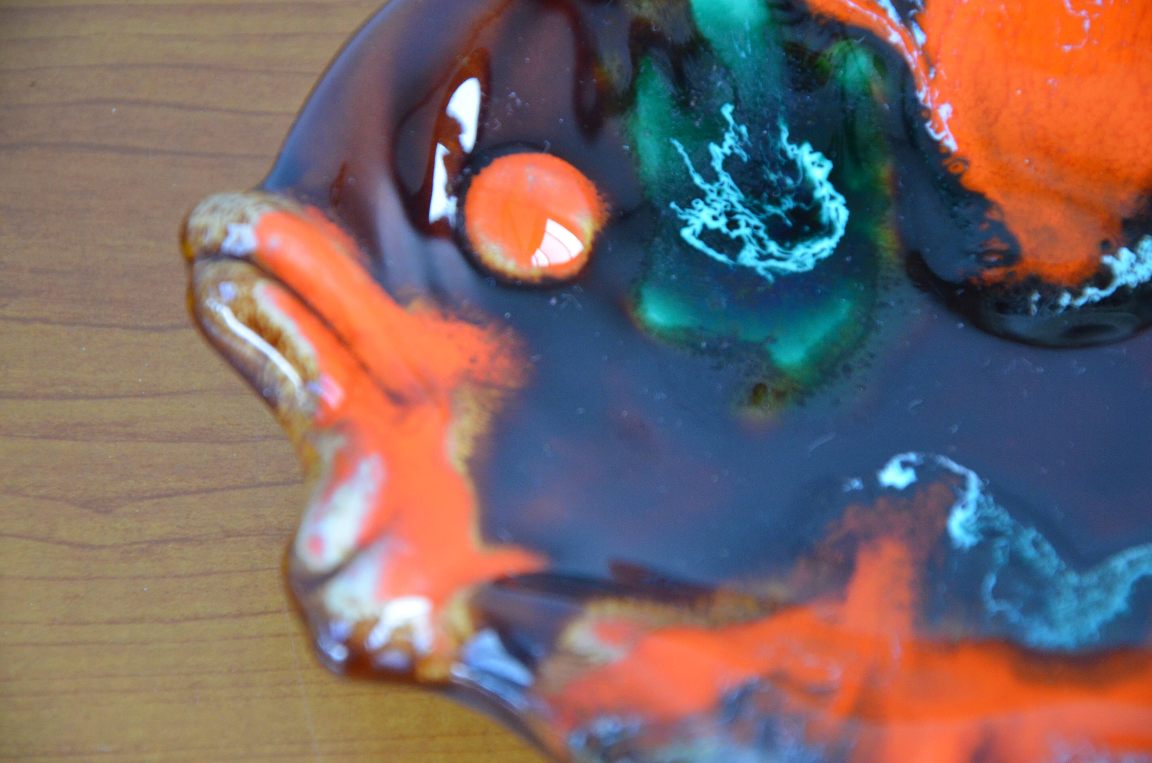 Vallauris style butter dish