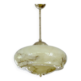 Art Deco Marble Glass Pendant Light