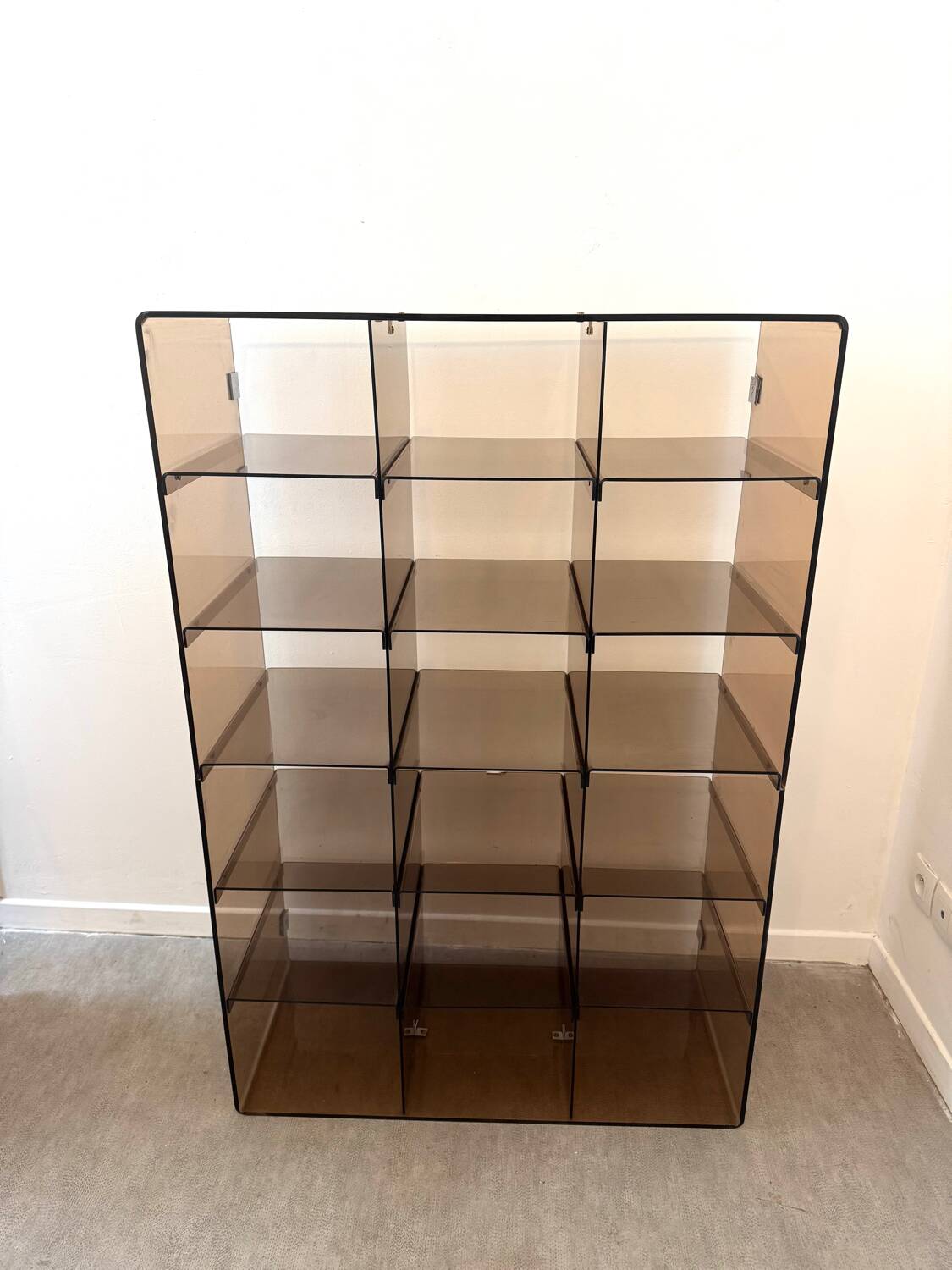 Rare Library 18 Smoke Acrylic Compartments - Michel Dimas