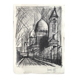 Poster "Rue de Montmartre" by Bernard Buffet, 60s