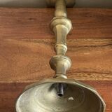 Large brass candle holder