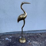 Brass bird heron 69 cm