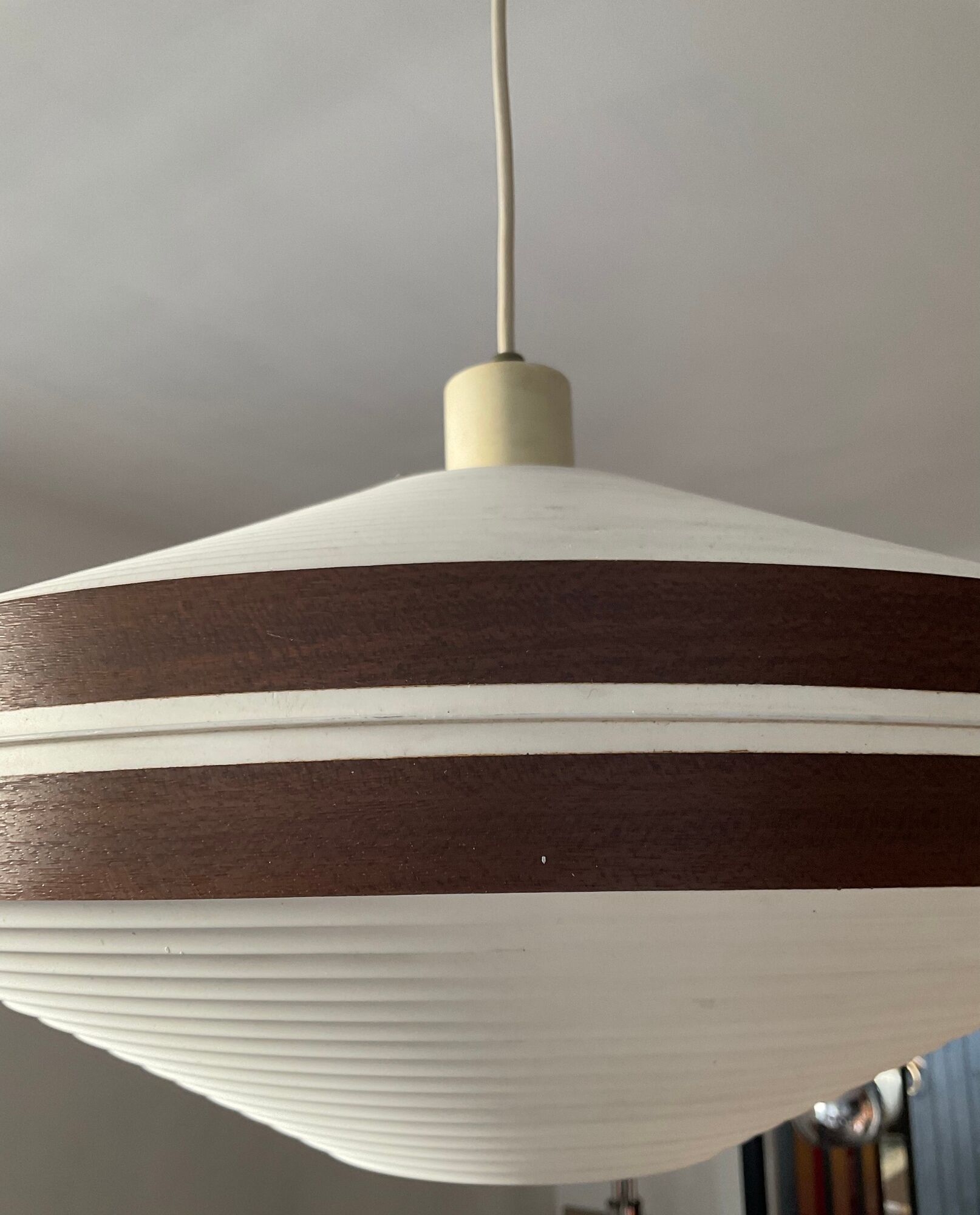 Origami Erco pendant lamp by Aloys Gangkofner 60s