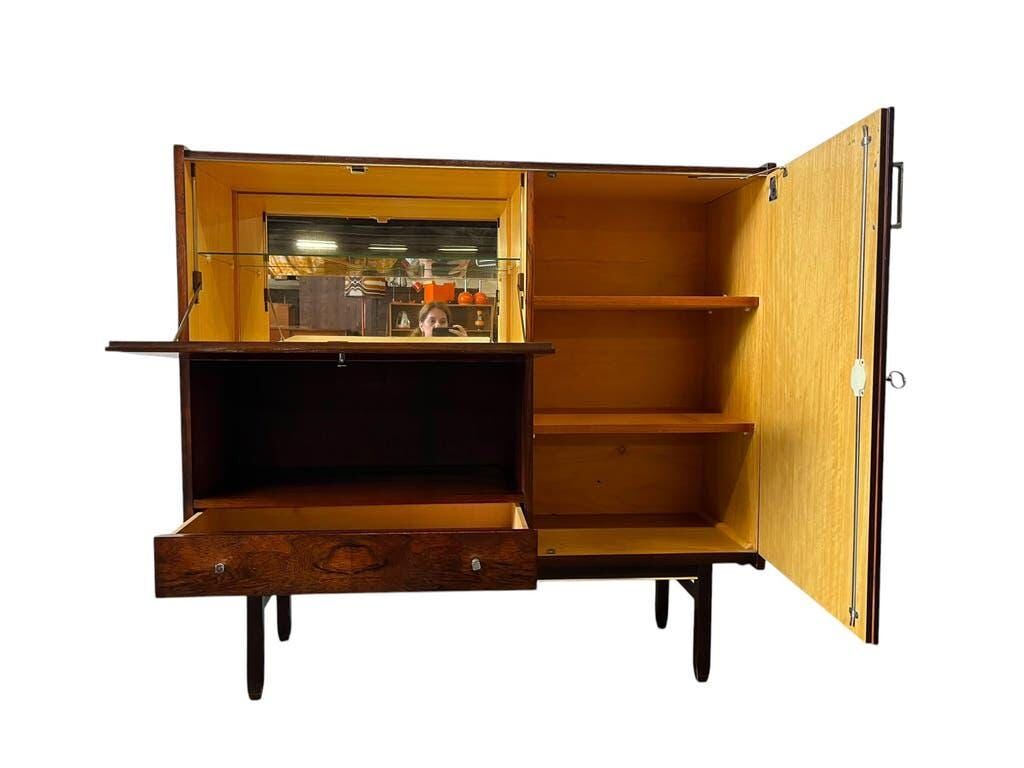 Buffet vintage en palissandre / meuble bar