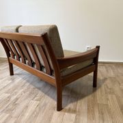 Mid-Century Danish Teak 2-Seater Loveseat by Dyrlund, 1970s