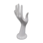 Main en céramique blanche