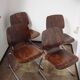 Ensemble de 4 chaises Kusch+Co Flötotto, années 1960.
