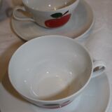Tea cup duo and porcelain pitcher Seltmann Weiden Bavaria W. Germany