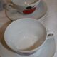 Tea cup duo and porcelain pitcher Seltmann Weiden Bavaria W. Germany
