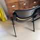 Black back chairs by G. Piretti & E. Ambas, Italy, 1980s