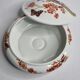 Porcelain candy with peacock decoration, 18 cm