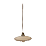 Vintage opaline hanging lamp