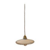 Vintage opaline hanging lamp