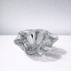 Ashtray / Pocket tray in crystal signed Art Vannes - Corolle model - V