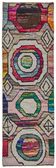 Handwoven Turkish Recycled Boho Rug 96 cm x 303 cm