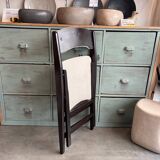 Vintage re upholstered folding chair