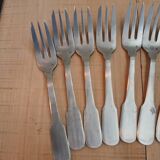 12 antique cake forks