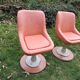 Original armchair on a cast iron base.