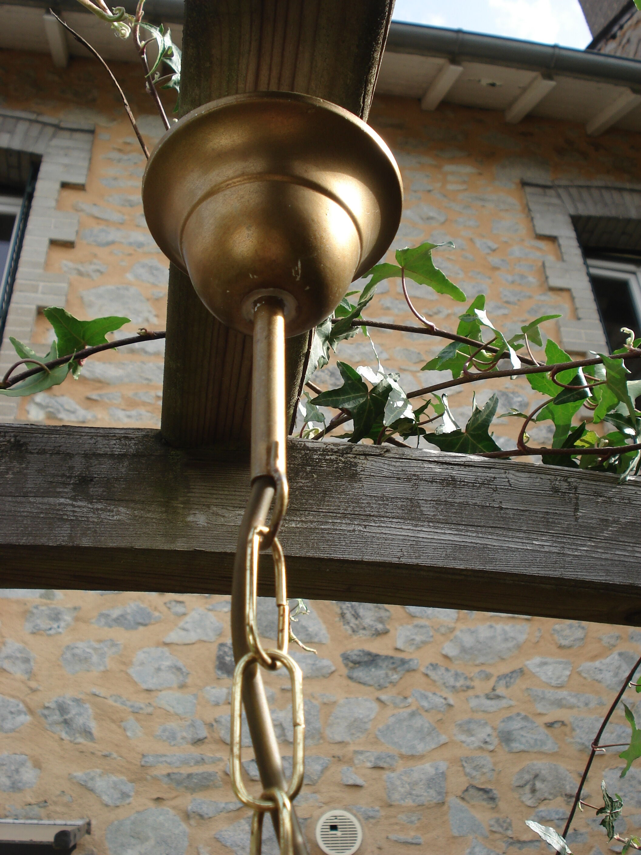 Lustre vintage 1950 epis de ble/fleurs