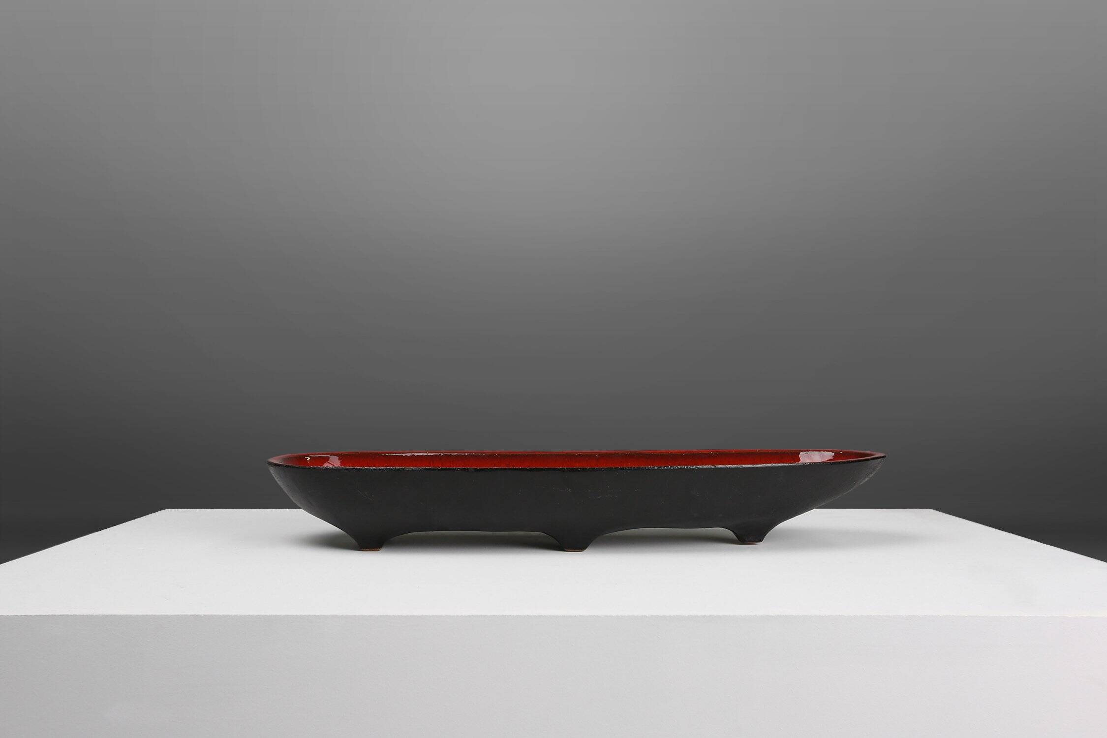 Mid-Century Amphora Bowl by Rogier Vandeweghe, Belgium 1960s