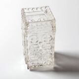 Mid-Century Pressed Glass Vase by Adolf Matura, Czech Repulic / 1970