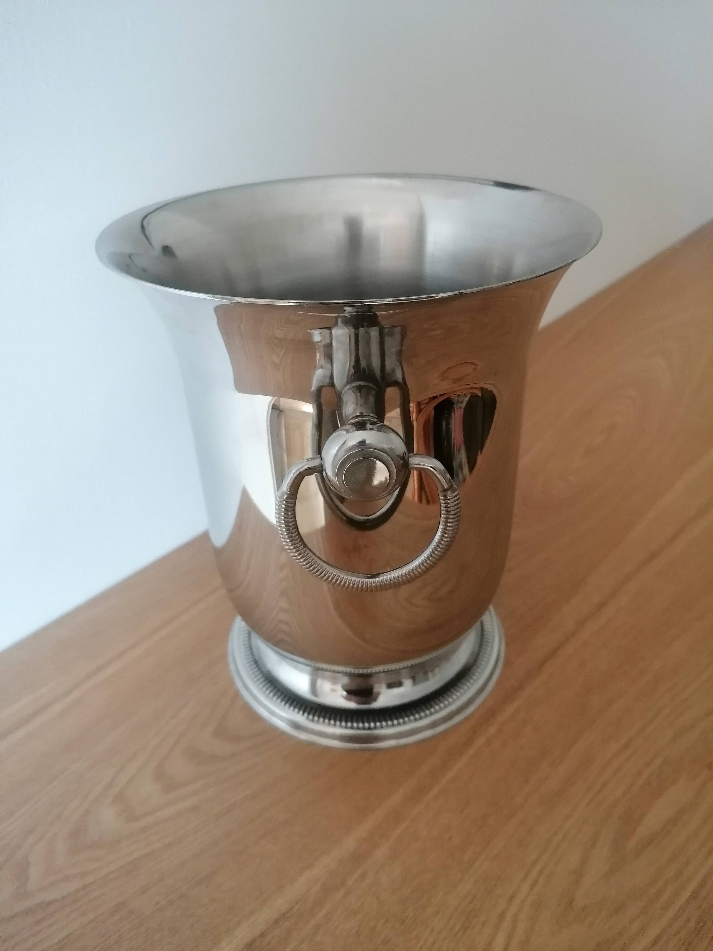 Champagne bucket Jean Couzon stainless steel 18/10
