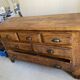 Solid oak chest of drawers