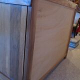 Rare pretty old chest of drawers with 4 drawers - Louis Philippe style in Walnut