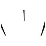 Table en verre moderne du milieu du siècle dans le style de Fontana Arte, Italie années 1950